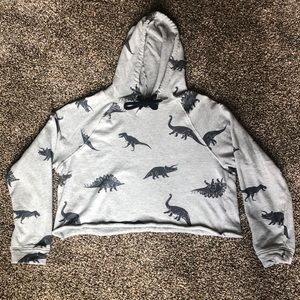 🦋 Dinosaur Cropped Sweatshirt